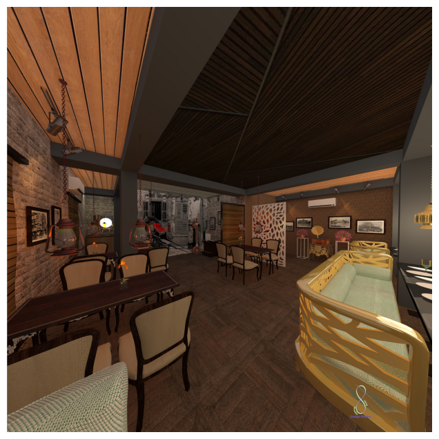 Restaurant Interior Render